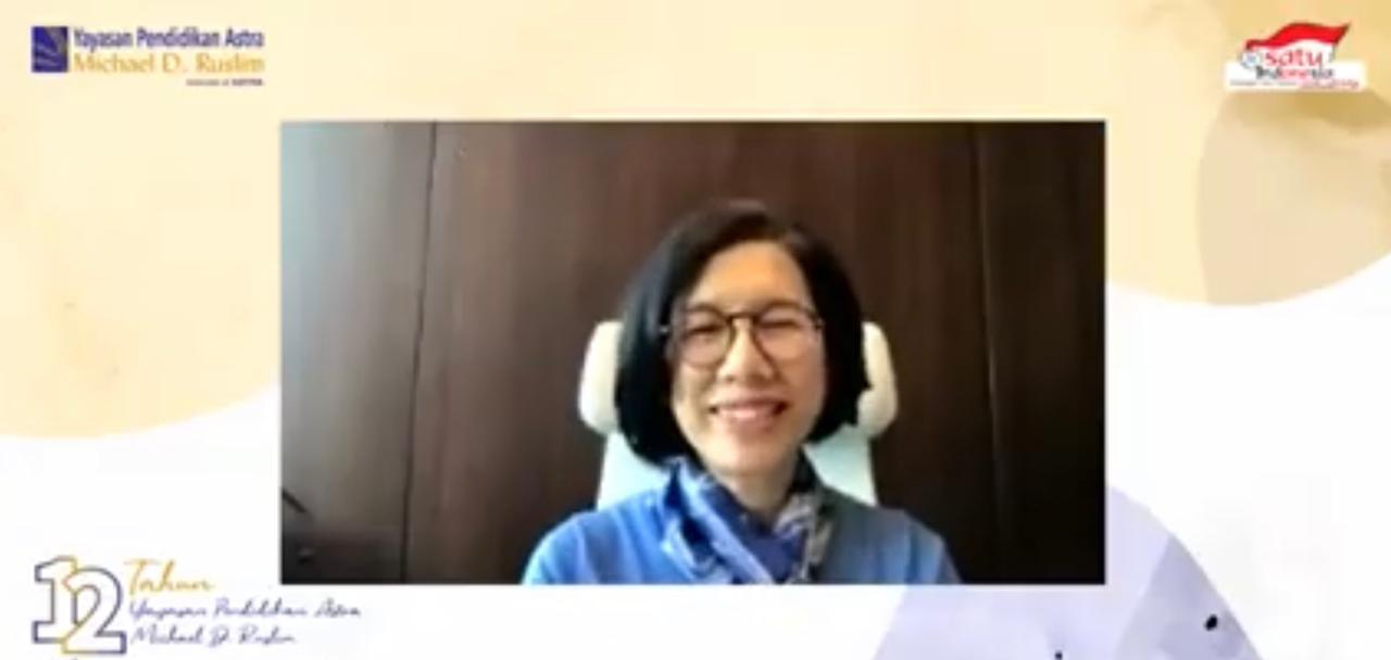 Direktur PT Astra International Tbk sekaligus Ketua Dewan Pembina YPA-MDR, Gita Tiffani Boer