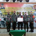 Jaga Batas Negara, Satgas Pamtas RI-Malaysia Yonif 642 Laksanakan Patroli Patok Perbatasan