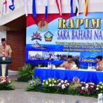 Wadan Seskoal Rapat Daring Rencana Kerja Anggaran TNI AL Tahun 2022
