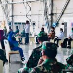 Keluarga Besar Lantamal III Kunjungi Salah Satu Keluarga Awak KRI Nanggala-402