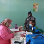 TNI AL Gelar Serbuan Vaksinasi di Wilayah Kerja Lanal Palembang