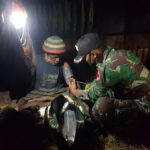 TNI AL Serbuan Vaksinasi Masyarakat Maritim Kampung Nelayan Tanjung Riau