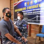 TNI AL Lantamal III Jakarta Kembali Terjunkan TIM Kesehatan Lanal Lampung Laksanakn Vaksinasi COVID-19