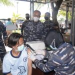 Ladokgi TNI AL R.E. Martadinata Melaksanakan Vaksinasi Dosis Ketiga Bagi Nakes