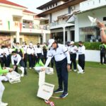 Jalasenastri TNI AL bersama Korps Marinir Sinergi CT Arsa Gelar Vaksinasi Masyarakat Muara Gembong