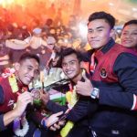 Arak-arakan Kirab Juara Kontingen SEA Games 2023
