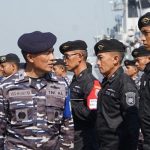 Kaskoarmada II Hadiri Acara Syukuran HUT ke-62 Satfib Koarmada II